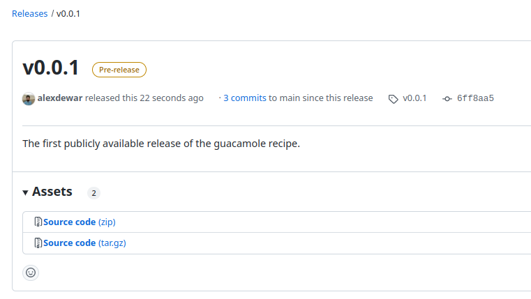 View release View release